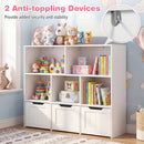 Kids Storage Organizer with 3 Drawers and 5 Cubbies