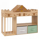 Kids Toy Storage Organizer with Stuffed Animal Holder