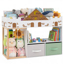 Kids Toy Storage Organizer with Stuffed Animal Holder