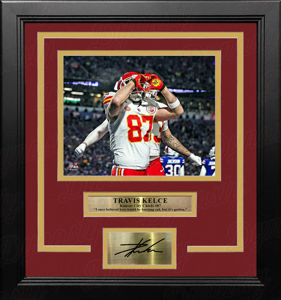 Travis Kelce Heart Hands Touchdown Kansas City Chiefs 8
