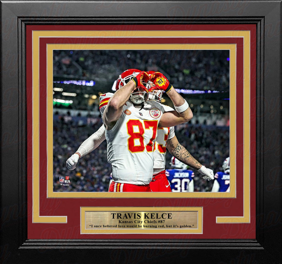 Travis Kelce Heart Hands Touchdown Kansas City Chiefs 8