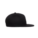 Black Flat Brim Hat