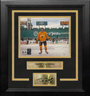 Trent Frederic Winter Classic Boston Bruins 8" x 10" Framed Hockey Photo with Engraved Autograph
