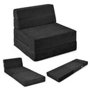 Tri-Fold Folding Chair Convertible Sleeper Bed