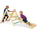 3-in-1 Climbing Set Foldable and Adjustable Kids Triangle Set