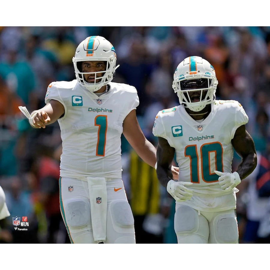 Tua Tagovailoa & Tyreek Hill Miami Dolphins 8