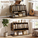 Turntable Stand with Charging Station & Vinyl Storage