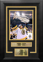 Tuukka Rask Stanley Cup Boston Bruins 8" x 10" Framed Hockey Photo with Engraved Autograph