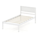 Twin/Full/Queen Size Sturdy Wooden Bed Frame with Headboard and Slat Support