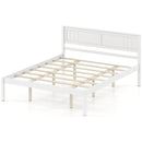 Twin/Full/Queen Size Sturdy Wooden Bed Frame with Headboard and Slat Support