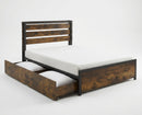 Twin Bed Frame with 4 Large Storage Drawers – Space