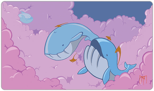 Cotton Candy Sky Whales Playmat