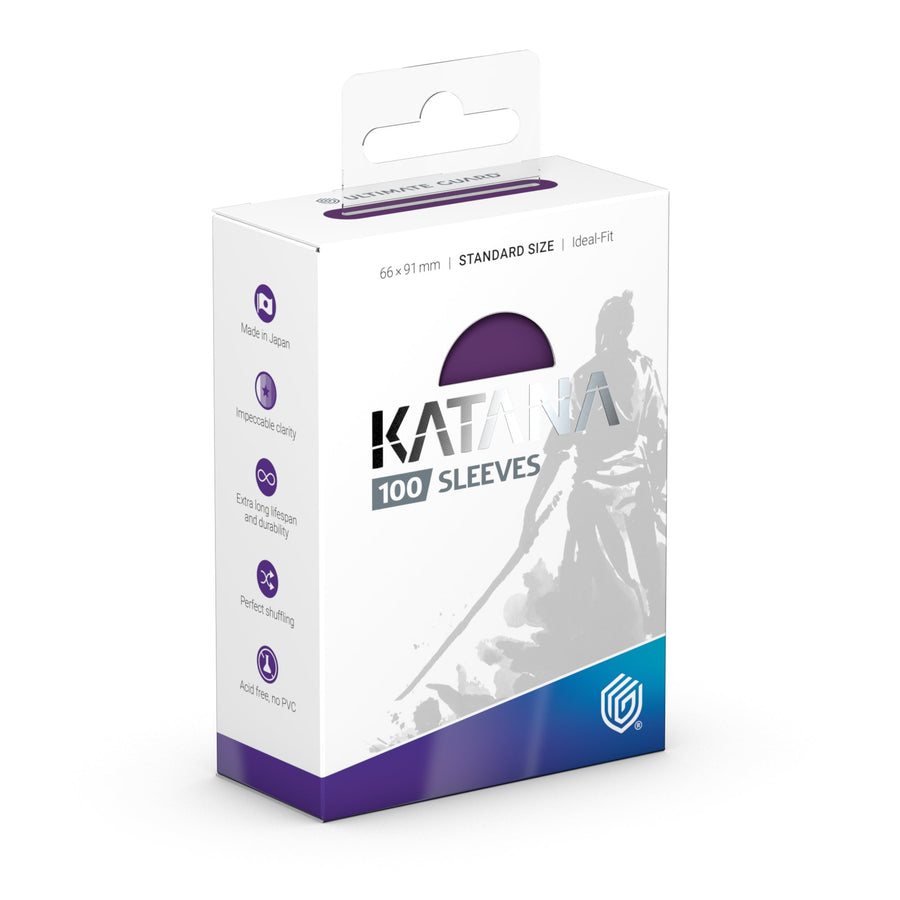 Ultimate Guard Katana Standard Size Sleeves - Iris Bloom (100-Count)