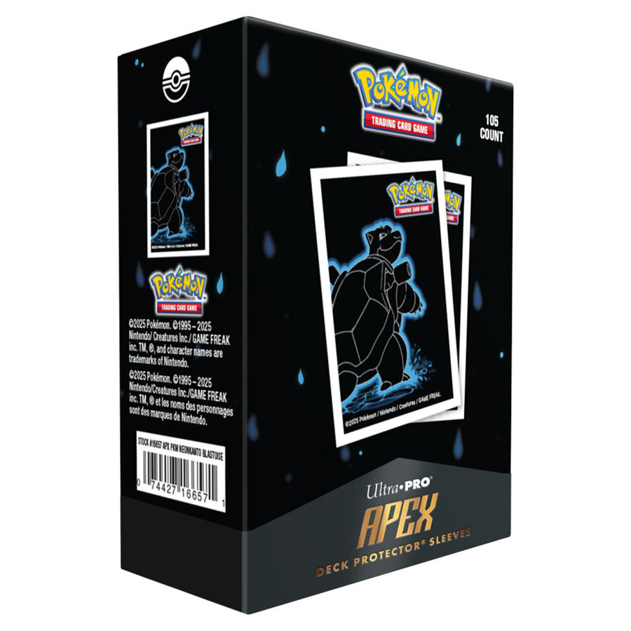 UItra Pro Deck Protector: Apex: Pokémon: Neon Kanto: Blastoise (105)