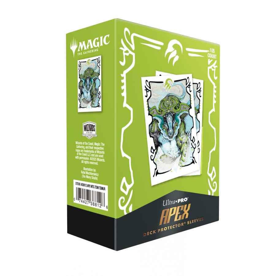 Ultra Pro Magic: The Gathering - Apex Sleeves 105ct - Tarkir: Dragonstorm (Temur)