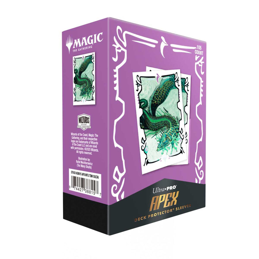 Ultra Pro Magic: The Gathering - Apex Sleeves 105ct - Tarkir: Dragonstorm (Sultai)