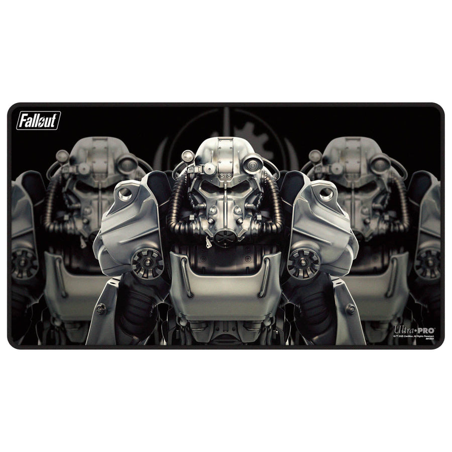 Ultra PRO Magic: The Gathering - Black Stitched Playmat - Fallout: Brotherhood of Steel