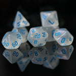 Unicorn Tears (Blue) Acrylic Dice Set