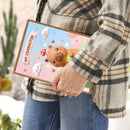Personalized Capybara Notebook | Custom Name | Cute Kawaii Mushroom Capybara A5 Journal