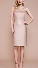 Tadashi Shoji Willow Pintuck Jersey Dress