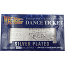 Back to the Future silver plated Enchantment Under the Sea dance ticket replica