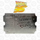 Back to the Future silver plated Enchantment Under the Sea dance ticket replica