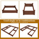 U-Shaped Wooden Raised Garden Bed - 5 Modular Planter Boxes