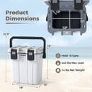 Ultra-Light Injection Molded Cooler 21 QT Hard Ice Chest