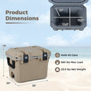 Ultra-Light Injection Molded Cooler 53 QT Hard Ice Chest