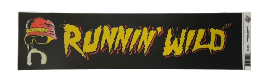 Runnin Wild Bumper Sticker