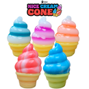Goro Play Toys Ice Cream Cone NICE-CREAM Squeeze Toy - Slow Rise Sensory Stress Reliever for Adults