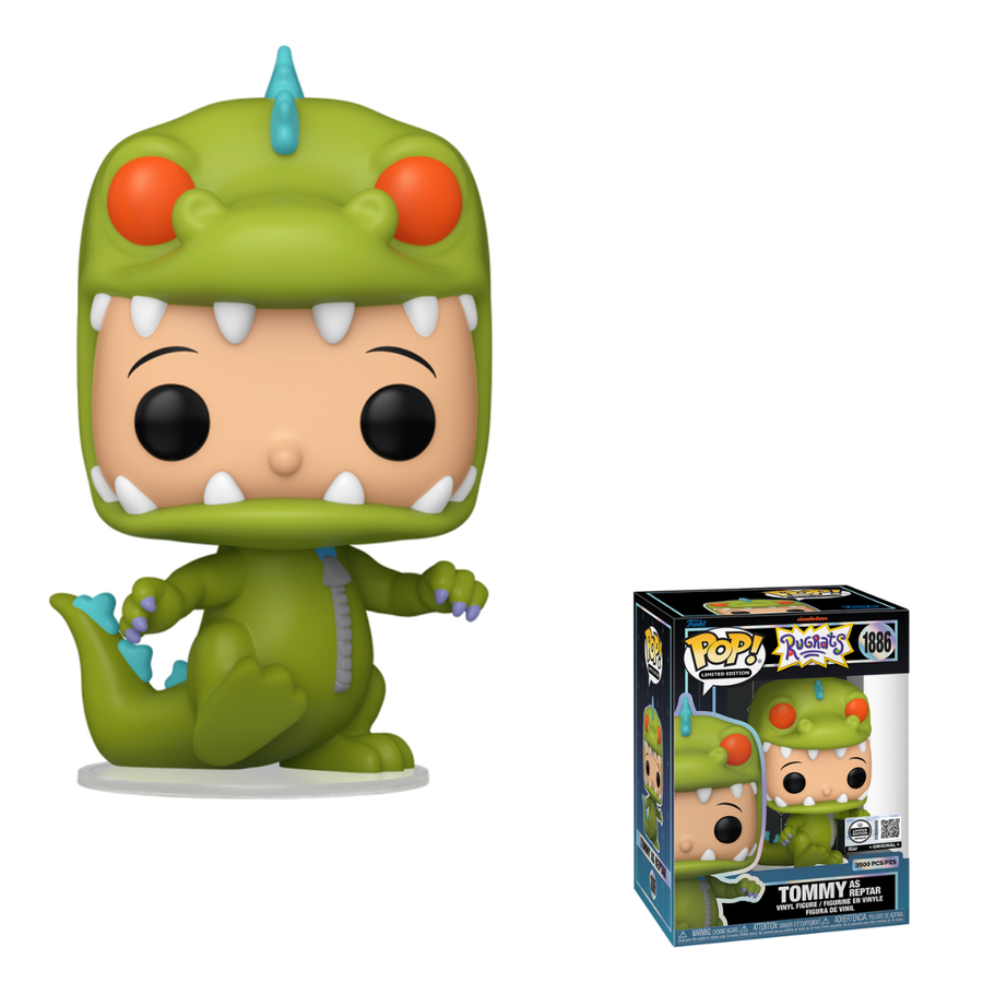 LE3500 ROYALTY Nickelodeon Pop! Tommy as Reptar with Pop! Protector