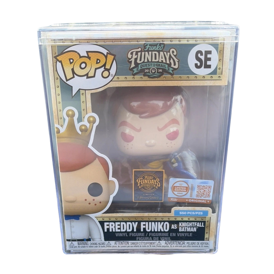 Fundays: Quest for the Grail - Atlantis 2026 Freddy Funko as Knightfall Batman with Protector & Guaranteed Mint LE550