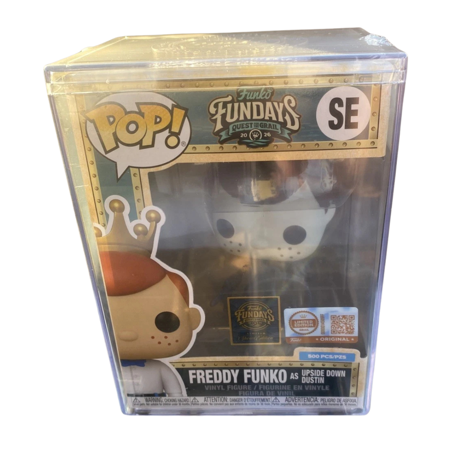 Fundays: Quest for the Grail - Atlantis 2026 Freddy Funko as Stranger Things Upside Down Dustin with Protector & Guaranteed Mint LE500