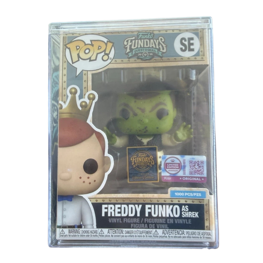 Fundays: Quest for the Grail - Atlantis 2026 Freddy Funko as Shrek with Protector & Guaranteed Mint LE1000