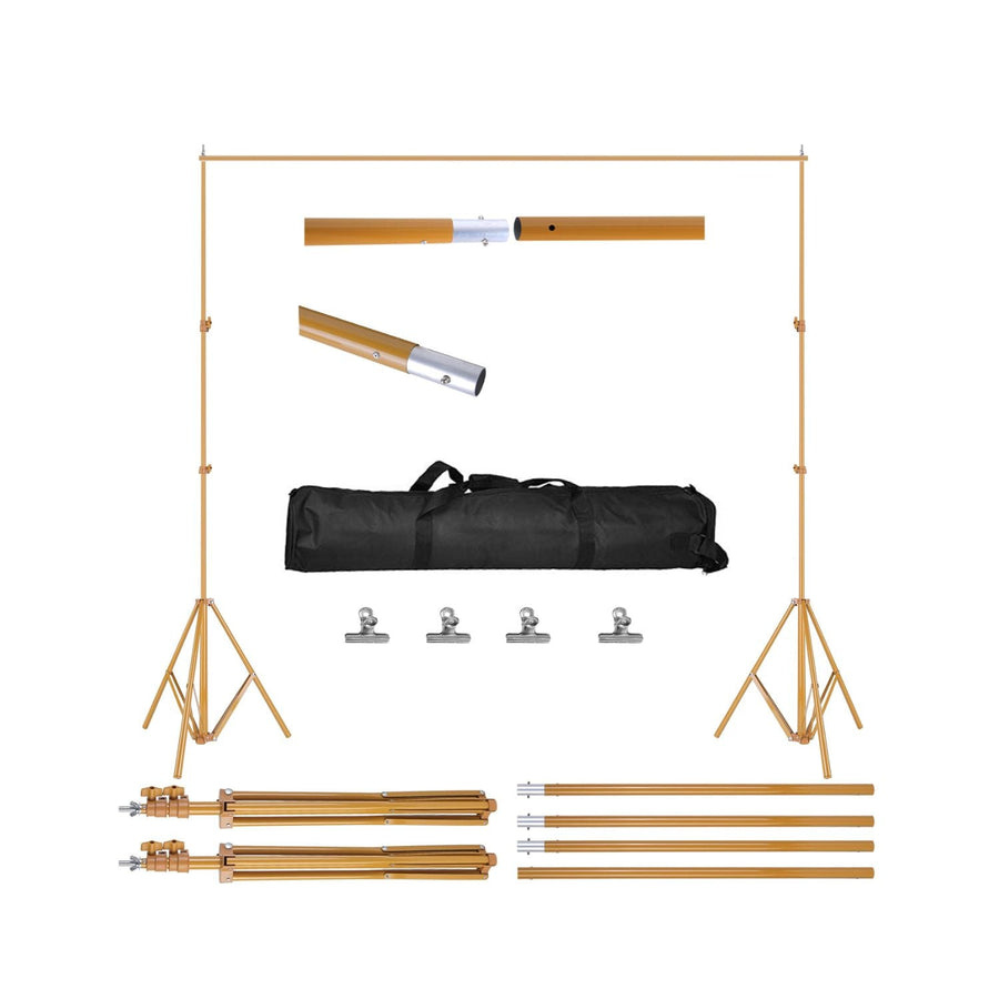 6.5×10ft Photography Backdrop Stand – Adjustable Studio Support Set