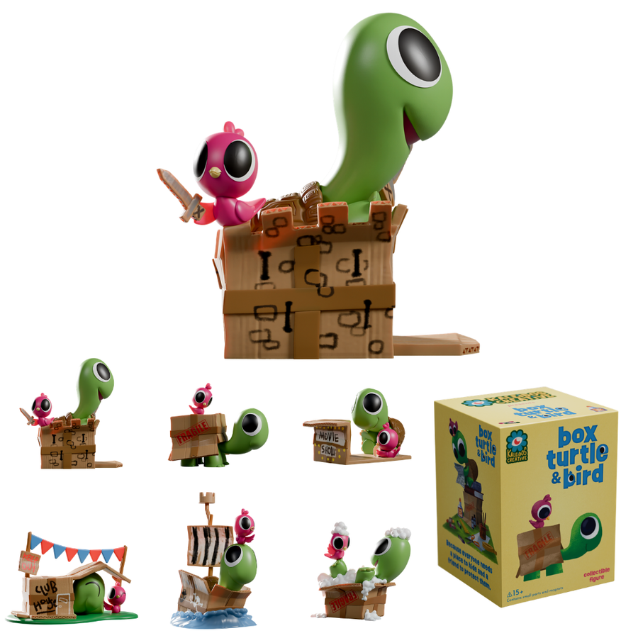 Kaleidos Creative: Box Turtle & Bird Blind Box