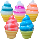 Goro Play Toys Ice Cream Cone NICE-CREAM Squeeze Toy - Slow Rise Sensory Stress Reliever for Adults