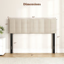 Upholstered Headboard Queen/Full Size with Adjustable Legs