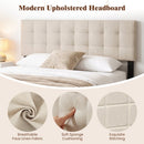 Upholstered Headboard Queen/Full Size with Adjustable Legs
