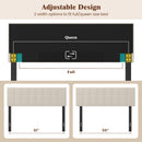 Upholstered Headboard Queen/Full Size with Adjustable Legs