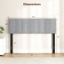 Upholstered Headboard Queen/Full Size with Adjustable Legs