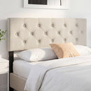 Upholstered Tufted Headboard Queen/Full Size with Adjustable Legs