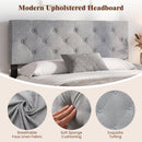 Upholstered Tufted Headboard Queen/Full Size with Adjustable Legs