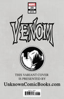 VENOM #25 UNKNOWN COMICS TYLER KIRKHAM EXCLUSIVE VIRGIN VAR (04/08/2020)