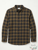 Columbia Mens Vapor Ridge III Plaid Long Sleeve Button Down Shirt