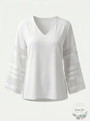 Alfani Solid Layered-Sleeve Top, Size Small
