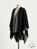 Charter Club Solid Knit Reversible Poncho