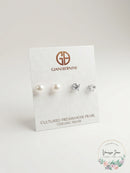 Giani Bernini 2-PC. Set Cultured Freshwater Pearl and Cubic Zirconia Stud
