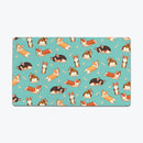 All of the Corgis Playmat